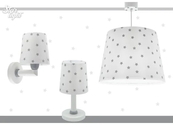 Lampă pentru copii STAR LIGHT 1xE14/40W/230V albă Dalber 82211B