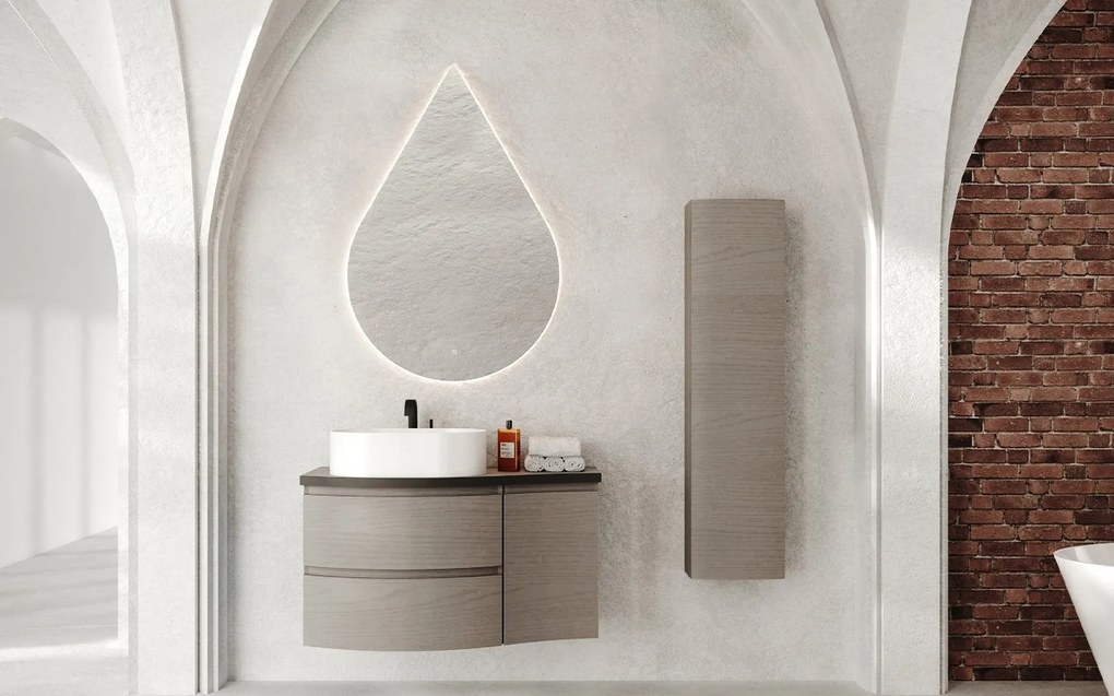 Set lemn masiv Mobilier Baie Suspendat Aleda Model A1 - White Wood