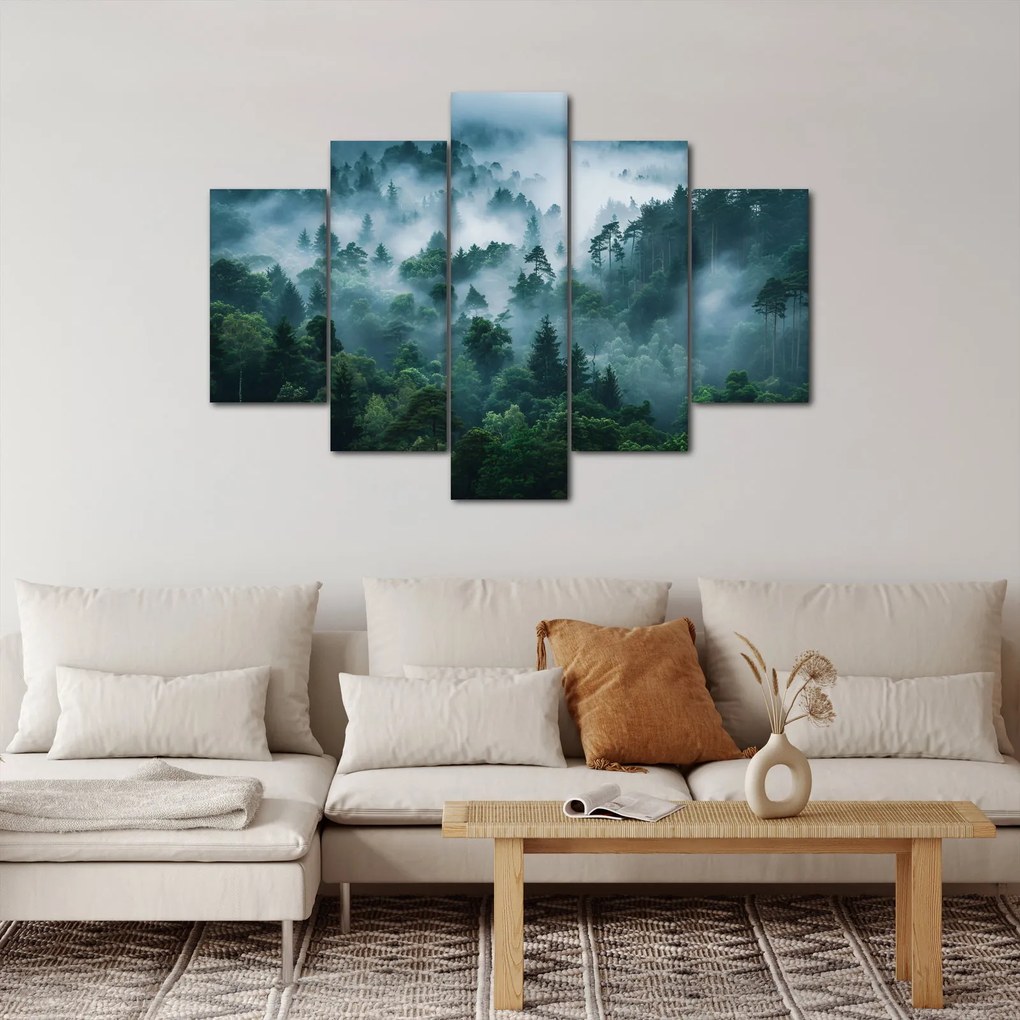 Tablou - Pădure în Ceață (150x105 cm)
