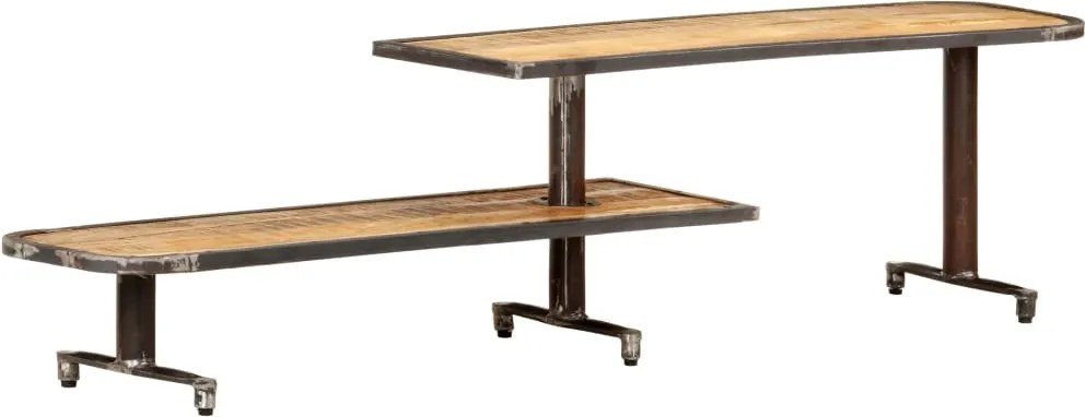 vidaXL Comodă TV, 160x30x40 cm, lemn masiv de mango