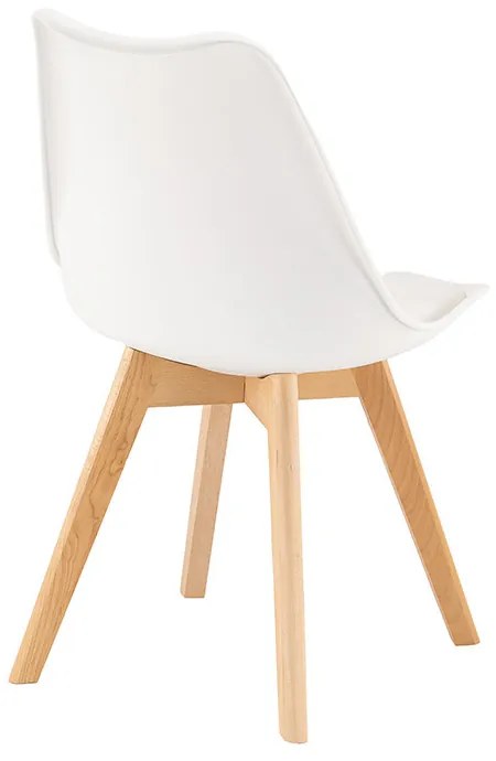 Scaun de masă Silla alb