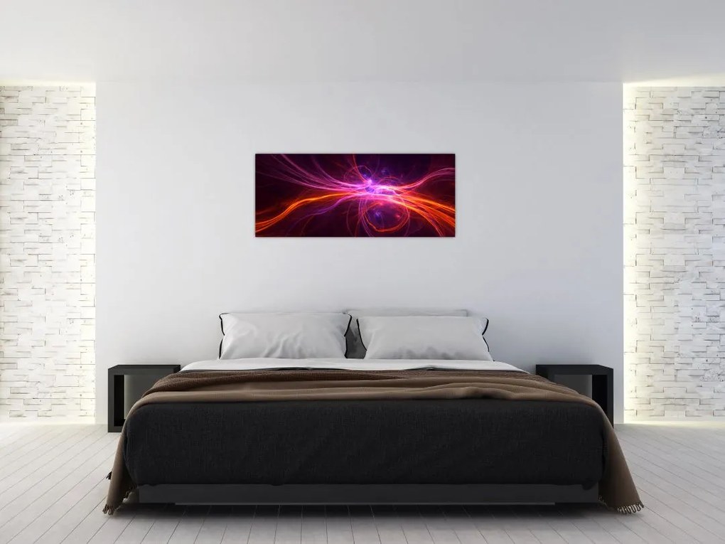 Tablou cu abstracțiune modernă (120x50 cm)