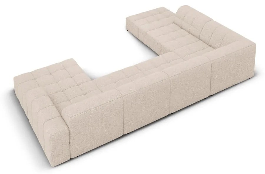 Colțar bej (colț pe stânga/în formă de "U") Chicago – Cosmopolitan Design