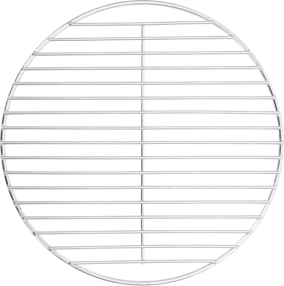vidaXL Grill pentru grătar rotund, Ø34,5 cm, oțel inoxidabil 304