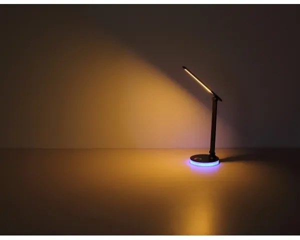 Globo 58445B - Lampă de birou LED RGBW dimabilă GERALDO LED/5W/230V + LED/2W