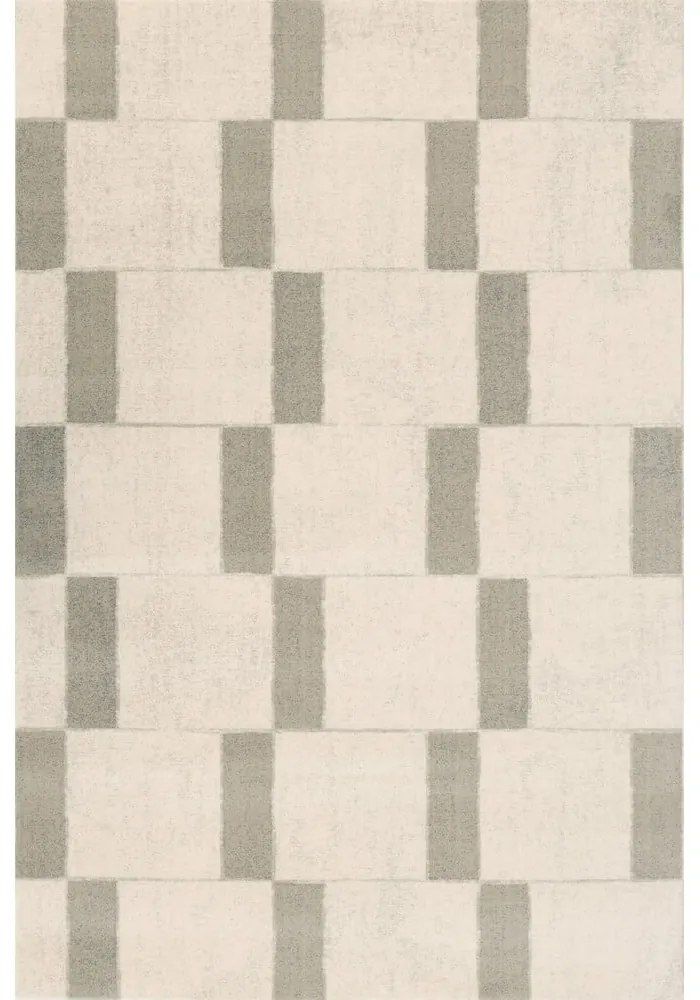 Covor bej din lână 133x190 cm Agnus Pavement – Agnella