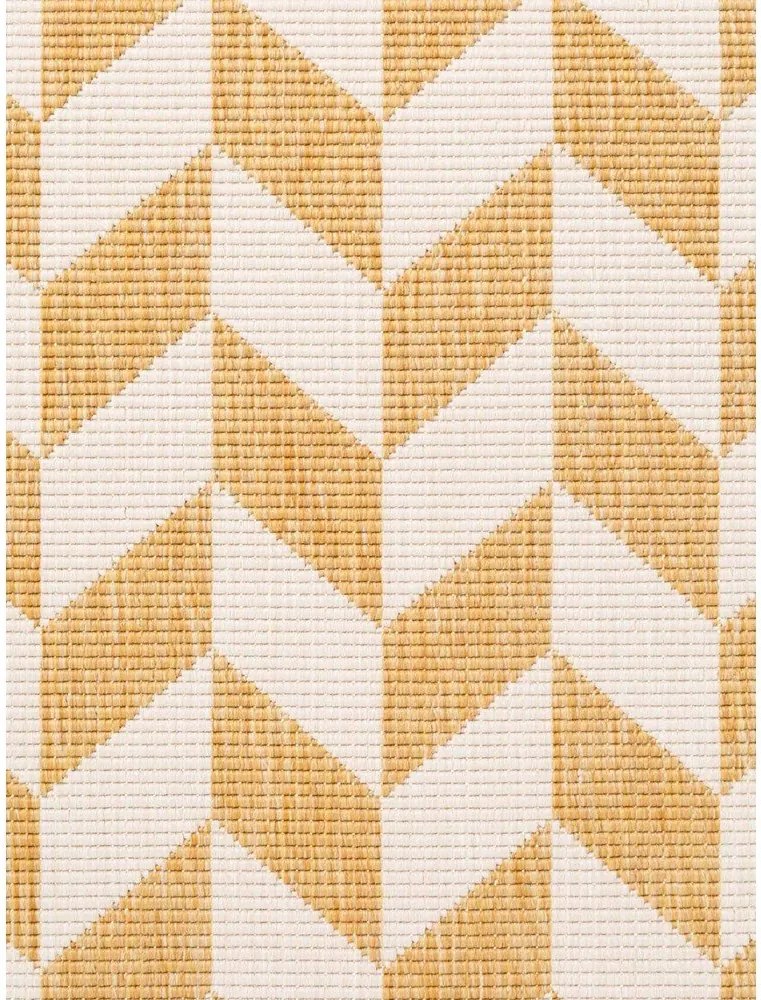 Covor tip traversă pentru interior și exterior galben ocru/crem 80x200 cm Haringey Terrick – Ted Baker