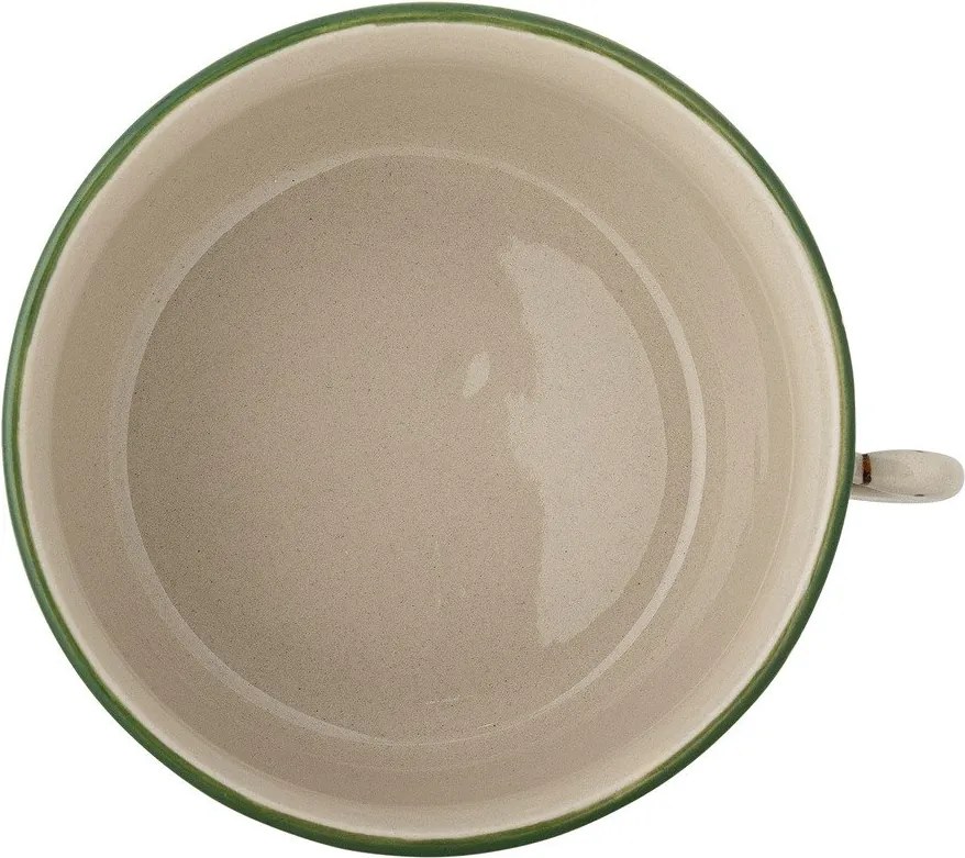 Bol mic verde pentru supă din gresie 460 ml Hezha – Bloomingville