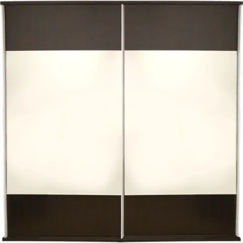 Dormitor Laguna cu pat 160x200 cu 2 sertare Wenge cu Vanilie