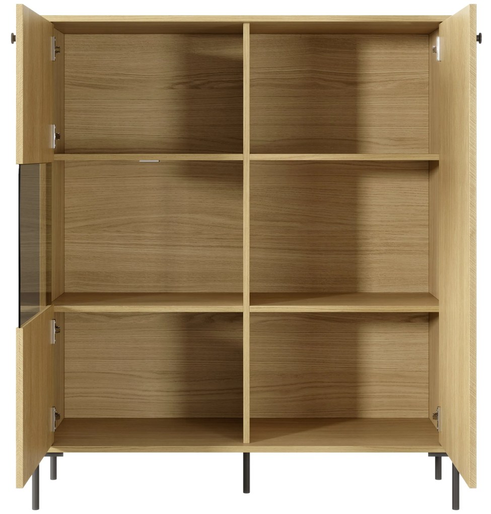 Vitrină Scandia (Stejar scandi + moblid scandi). 1071385