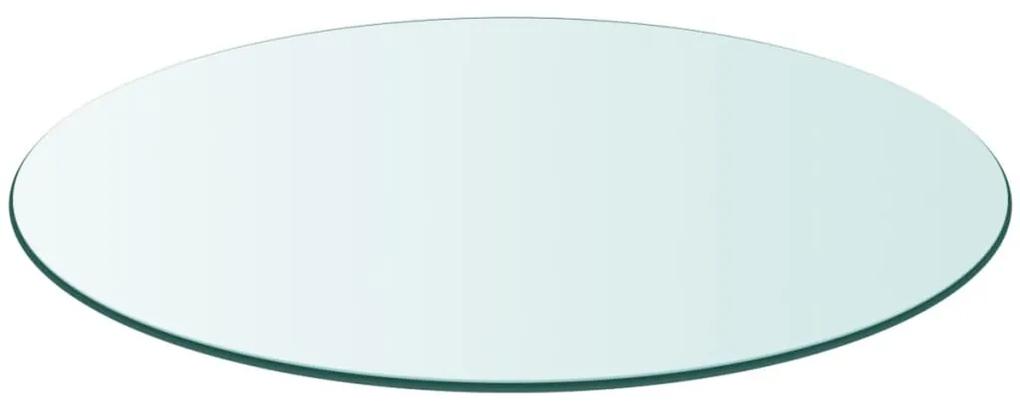 243628 vidaXL Blat masă din sticlă securizată rotund 700 mm