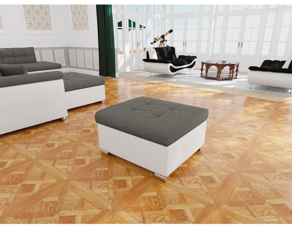 Taburete Toneda mic (Gri închis + Alb) . Promo -16%. 1106019