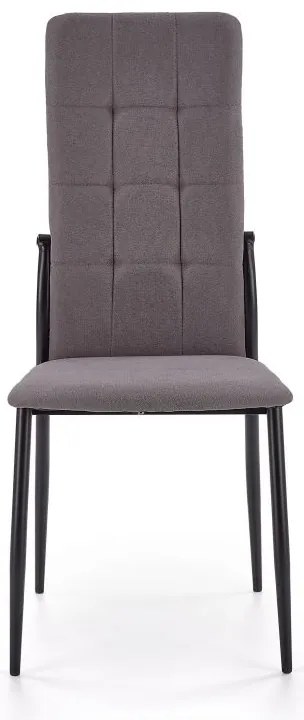 Scaun de bucaterie Muriel, gri/negru