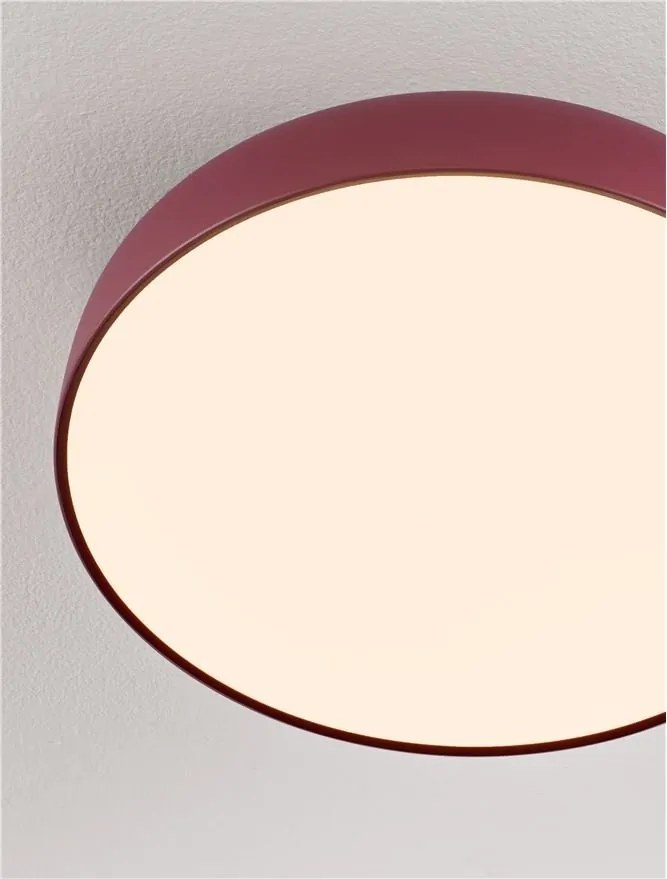 Plafoniera LED stil modern 3000K NOELIA bordeaux 50cm