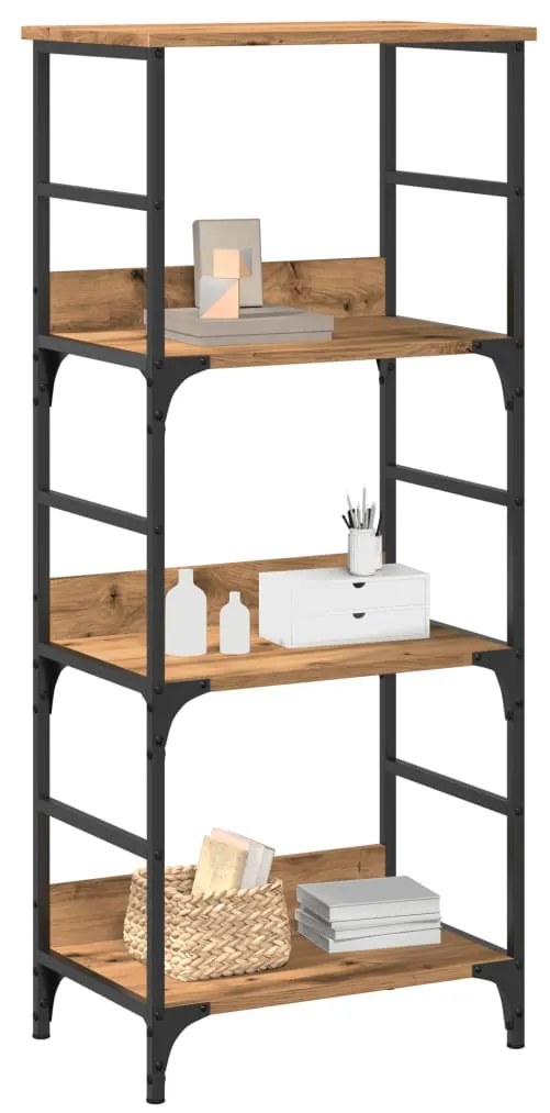 vidaXL Bibliotecă, stejar artizanal, 50x33x117,5 cm, lemn prelucrat