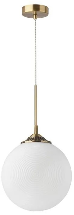 Lustra / Pendul design modern Athena alama/alb NVL-9191212