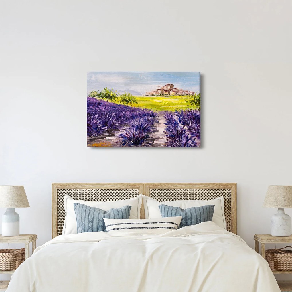 Tablou - Provence, Franța, pictură în ulei (90x60 cm)