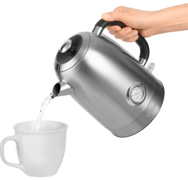 Fierbător de apă 1,7 l 2200W/230V oțel inoxidabil Sencor