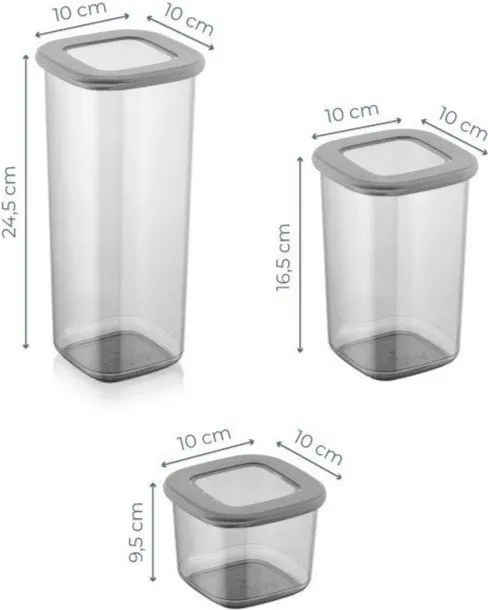 Recipiente 9 buc. pentru alimente Fresco – Hermia