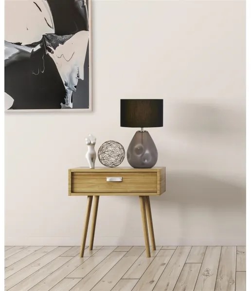 Searchlight EU65420BK - Lampă de masă DEVON, 1xE27/60W/230V, neagră