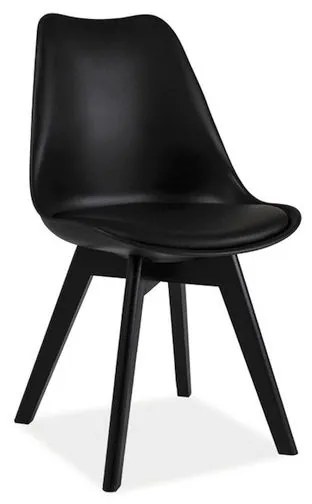 Scaun Bucatarie Si Dining Kris II Negru/Negru