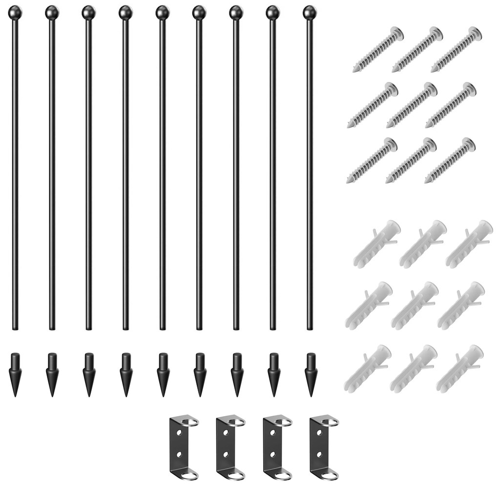 PawHut Tarc de joaca rezistent pentru caini, din 6 panouri | Aosom Romania