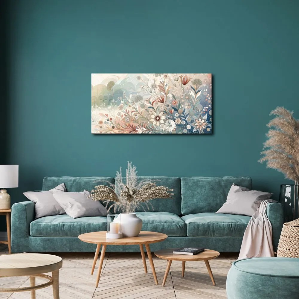 Tablou compoziție florală stilizată