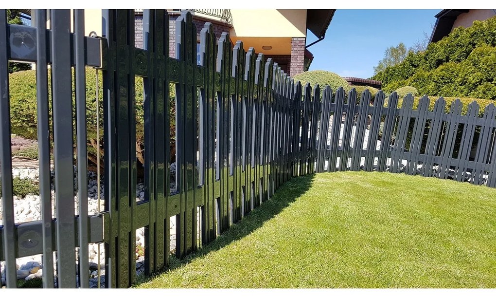 Gard de grădină Mega antracit, 4,7 m