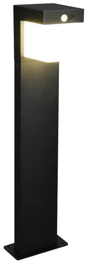 Corp de iluminat pentru exterior LED cu stâlp de fixare, solar (înălțime 50 cm) Colombo – Reality