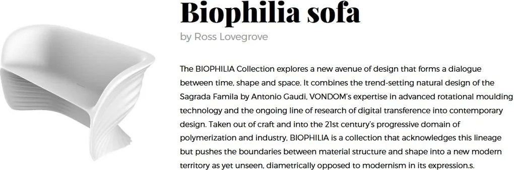 Canapea de exterior / interior design modern premium BIOPHILIA