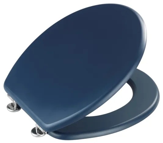 WENKO Capac WC PRIMA 25172100-WC, 37 x 41 cm, albastru/argintiu