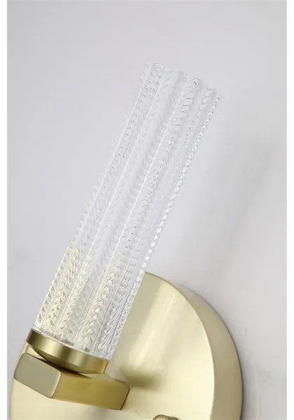 Searchlight 10371SB - Aplica LED dimabilă pentru baie ABERDEEN LED/7W/230V IP44 alamă