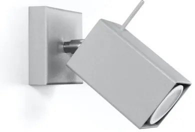 Sollux SL.0455 - Aplica MERIDA 1xGU10/40W/230V gri, montaj pe perete
