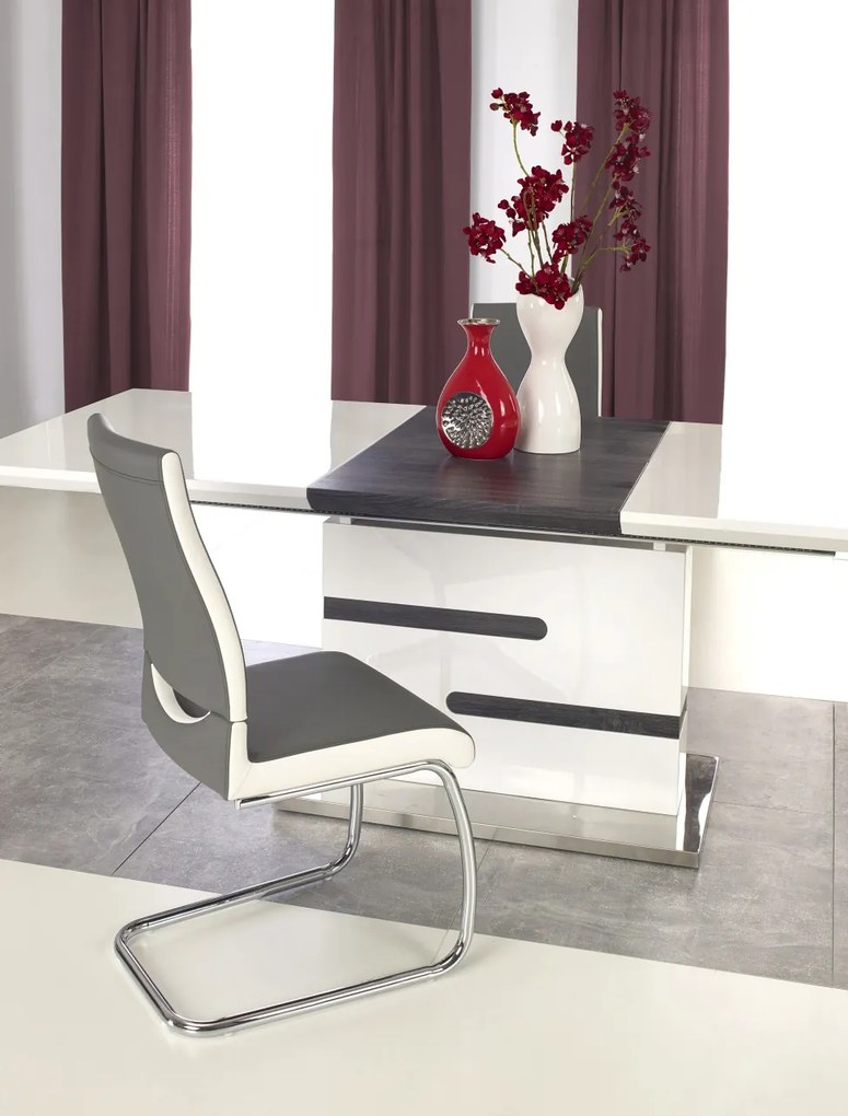 Masa extensibila metal + MDF Monaco - L 160-220 x l 90 x h 76 cm