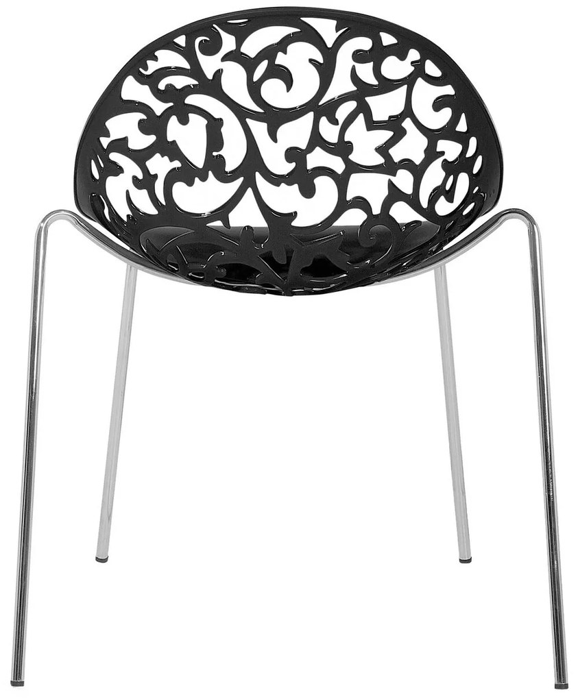 Set mese de sufragerie 4buc. Mumbwa (negru). 1009814