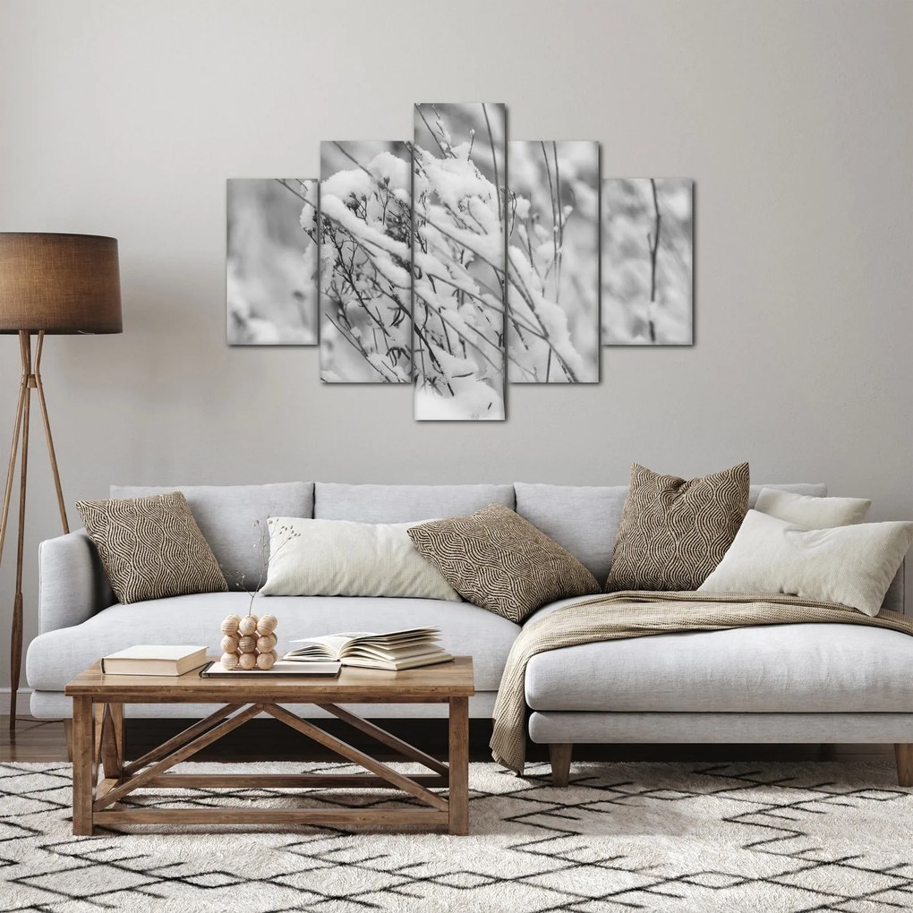 Tablou - Ramuri înzăpezite (150x105 cm)