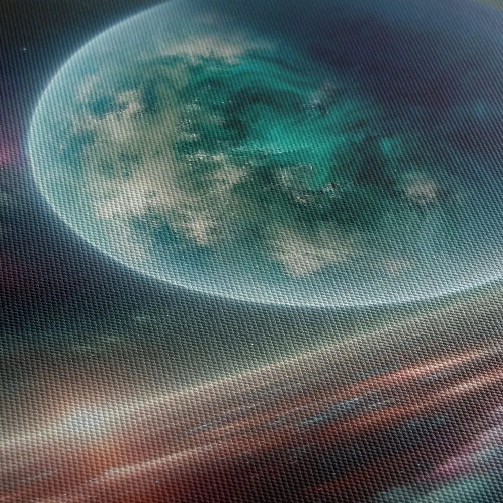 Tablou 5-piese galaxie și planetă