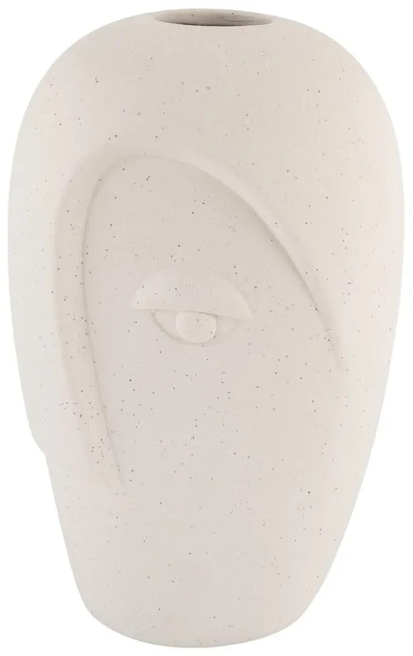 Vază crem din ceramică (înălțime 19,5 cm) Face – House Nordic