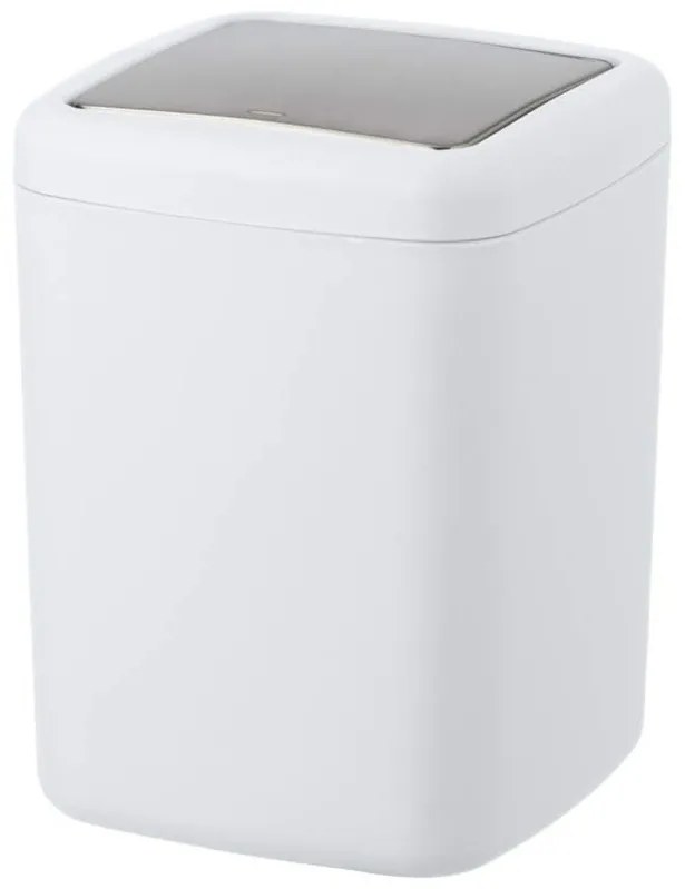 Coș cosmetic oscilant, 2 L, mărimea S, alb, Wenko