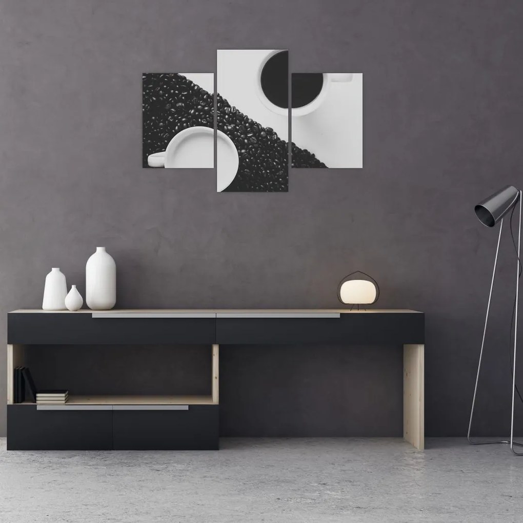 Tablou cu cafea (90x60 cm)