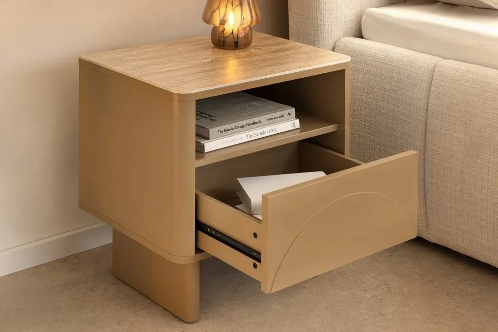 Noptiera cu blat ceramic SAVOY 50cm