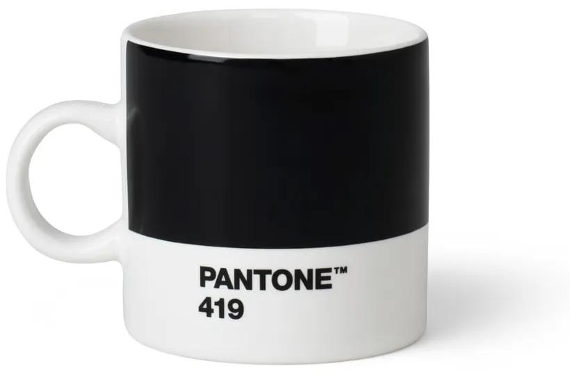 Cană Pantone Espresso, 120 ml, negru