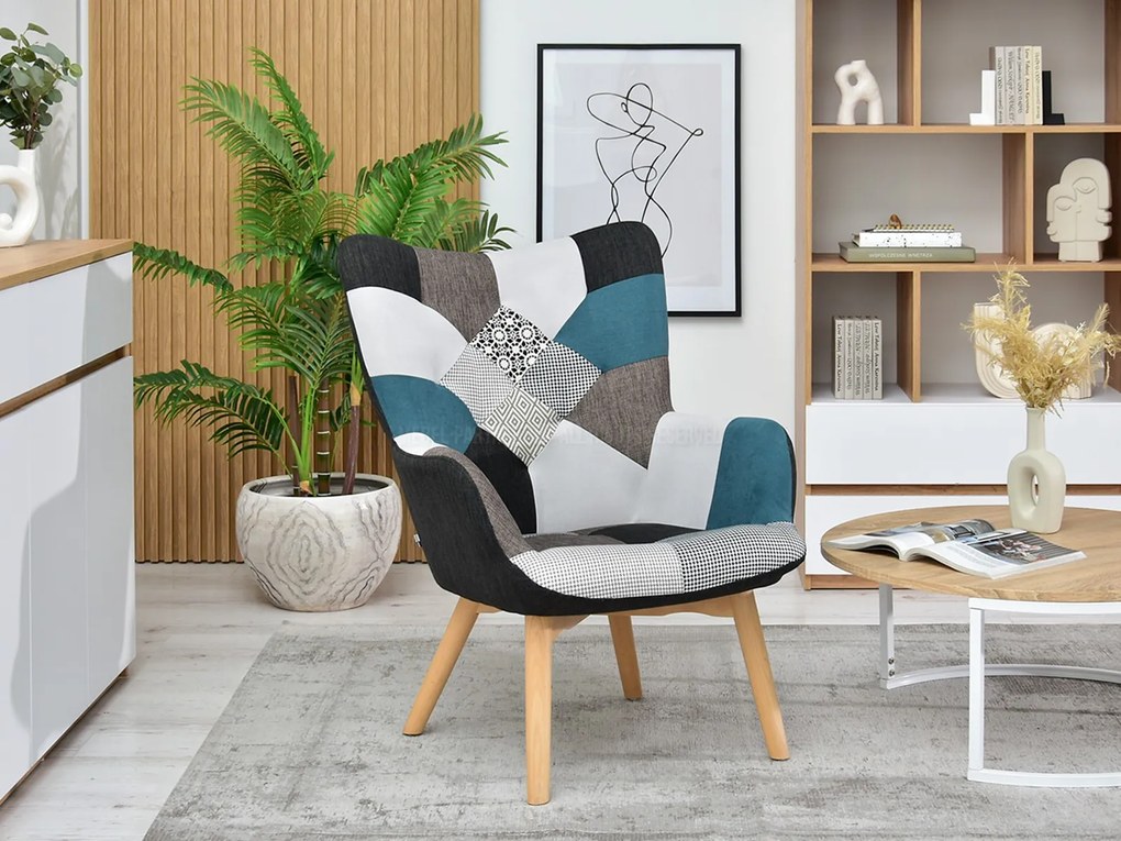 Fotoliu Nutri (patchwork + fag). Promo -19%. 1110349