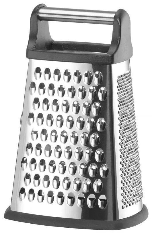 Razatoare din otel inoxidabil cu 4 parti de 10 inchi, cu container