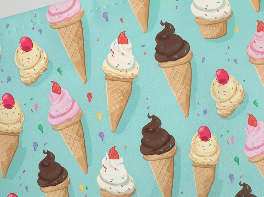 Sezlong de plaja pliabil SAND ICE CREAM, colorat