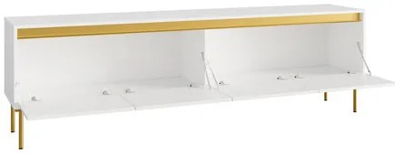 Set mobilier living Gelean I (Negru + auriu) . 1105948