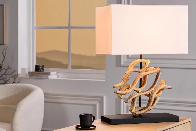 Veioza, Lampa de masa design unicat The Wave 60cm