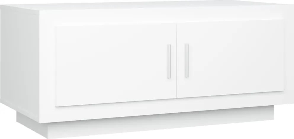 vidaXL Măsuță de cafea, alb, 102x50x45 cm, lemn prelucrat