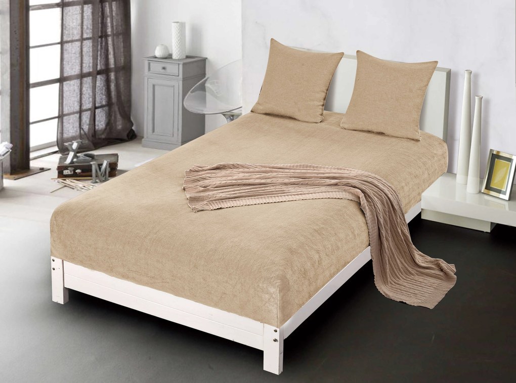 Cearsaf microplus NOLVIA 90x200 cm bej