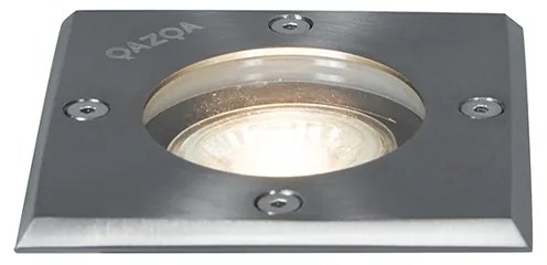 Spot îngropat din oțel 10,5 cm IP65 - Basic Square